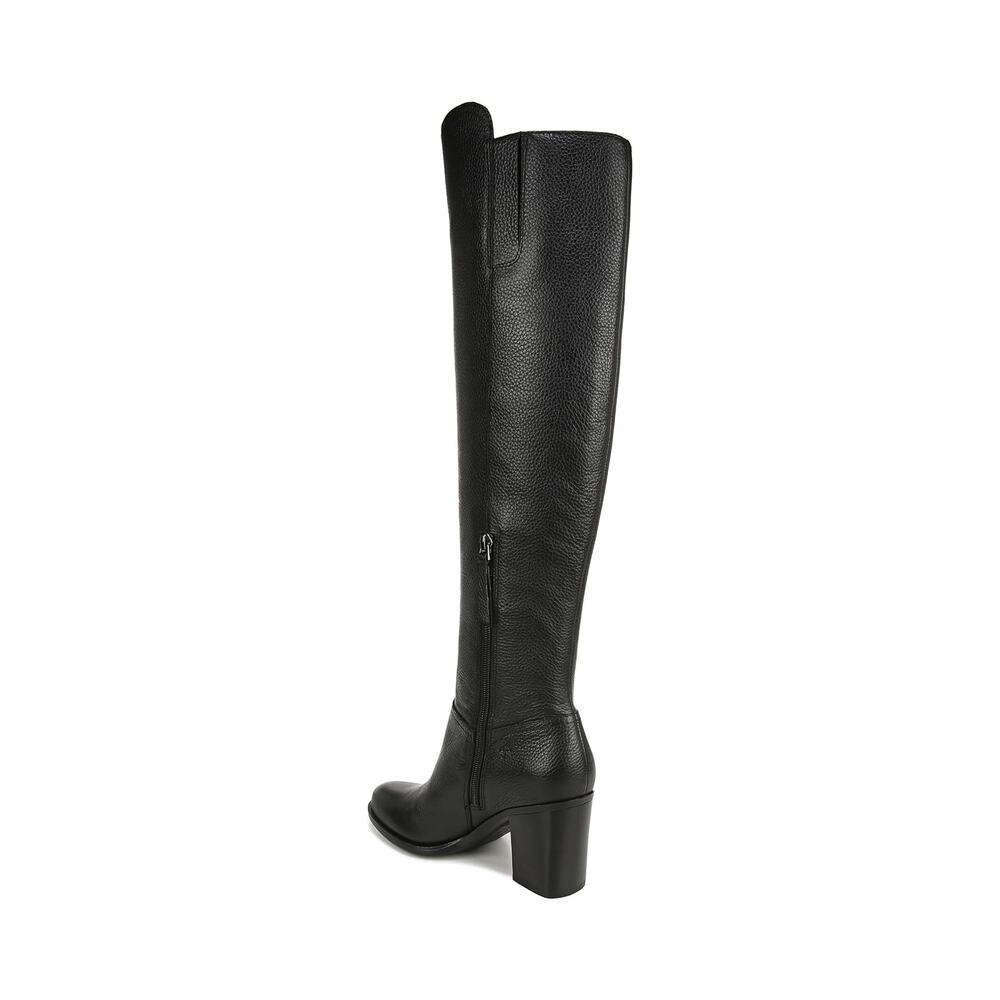 Naturalizer Womens Kyrie Knee High Boots US 8.5 M Wide Calf Black Leather NIB - Picture 4 of 11